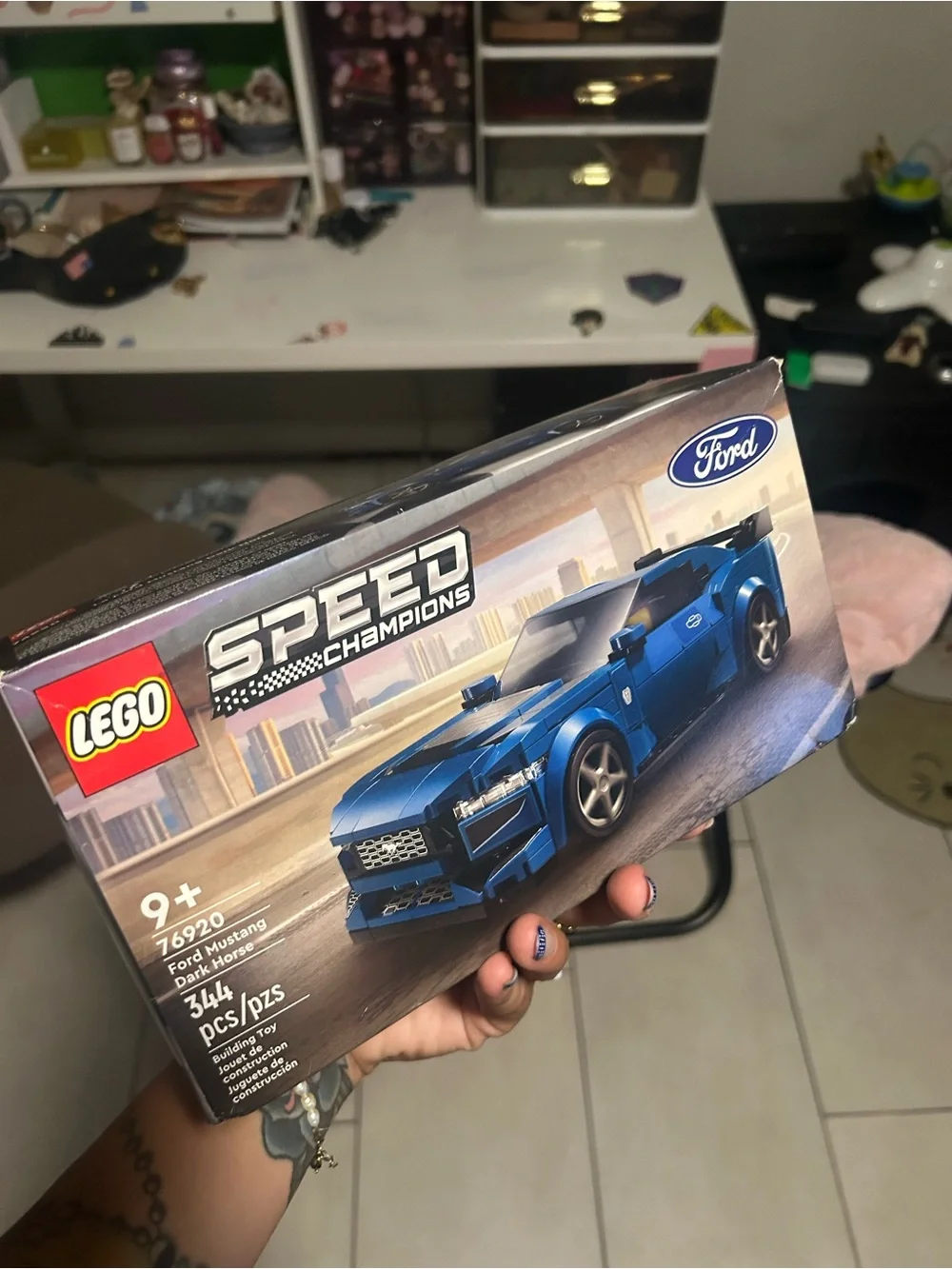 LEGO Ford Blue Sports Car Building Set (Blue)